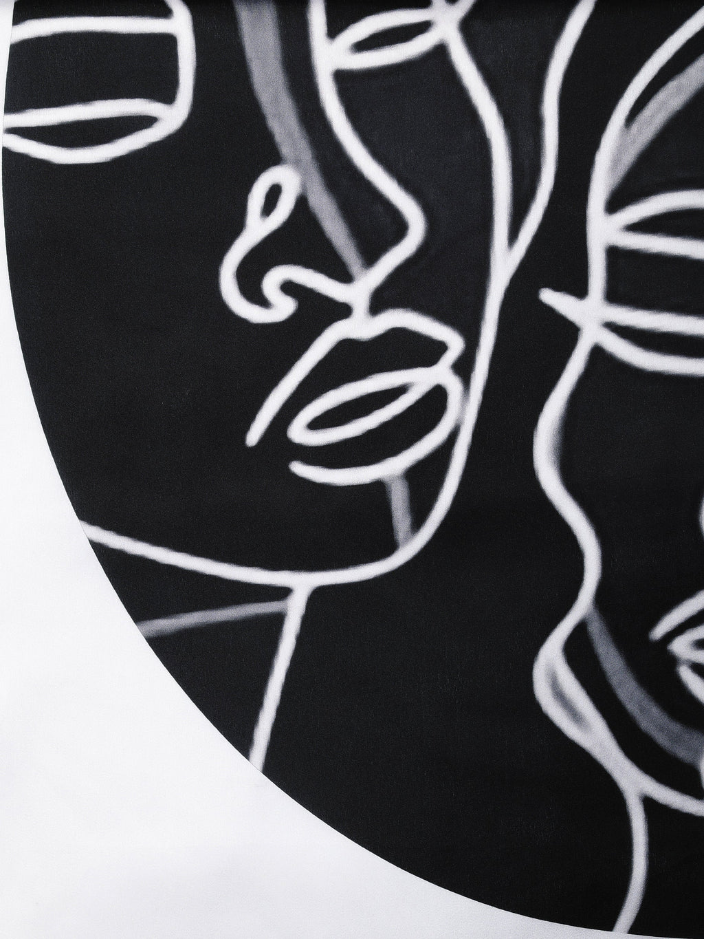 BLACK & WHITE MONOCHROME CONTEMPORARY LIVA SAREE