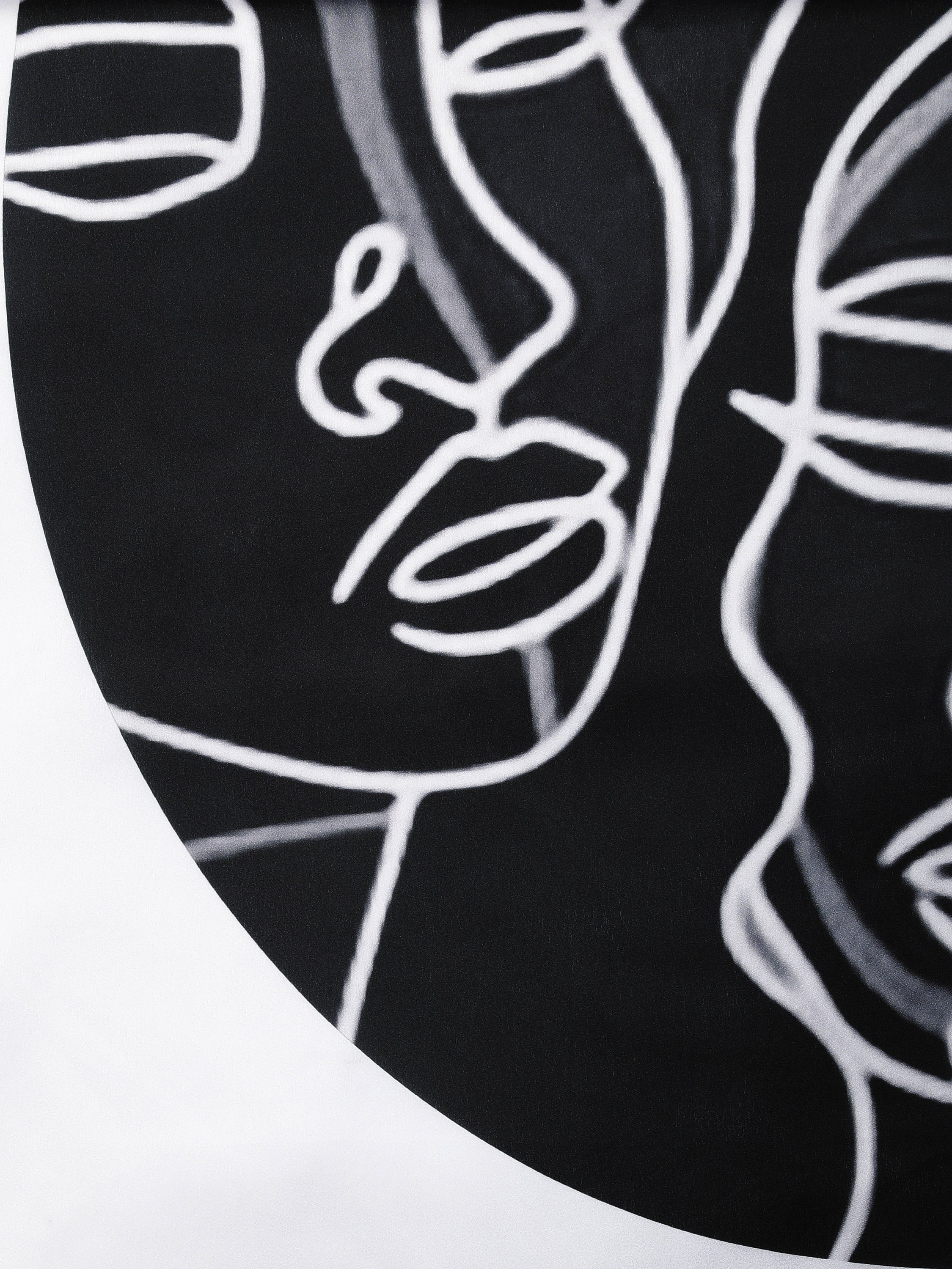 BLACK & WHITE MONOCHROME CONTEMPORARY LIVA SAREE