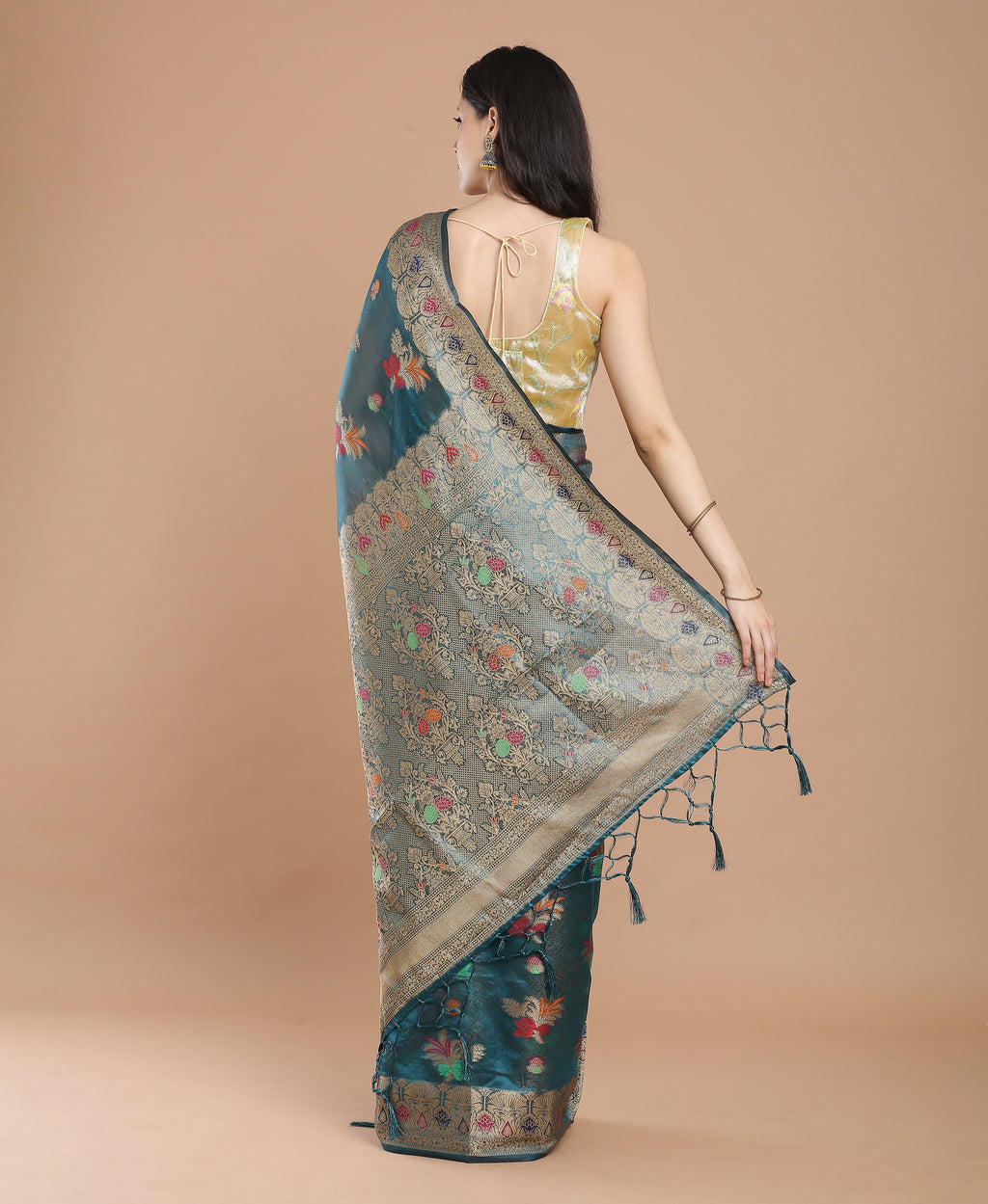 MORPICH SILK VICTORIA SAREE