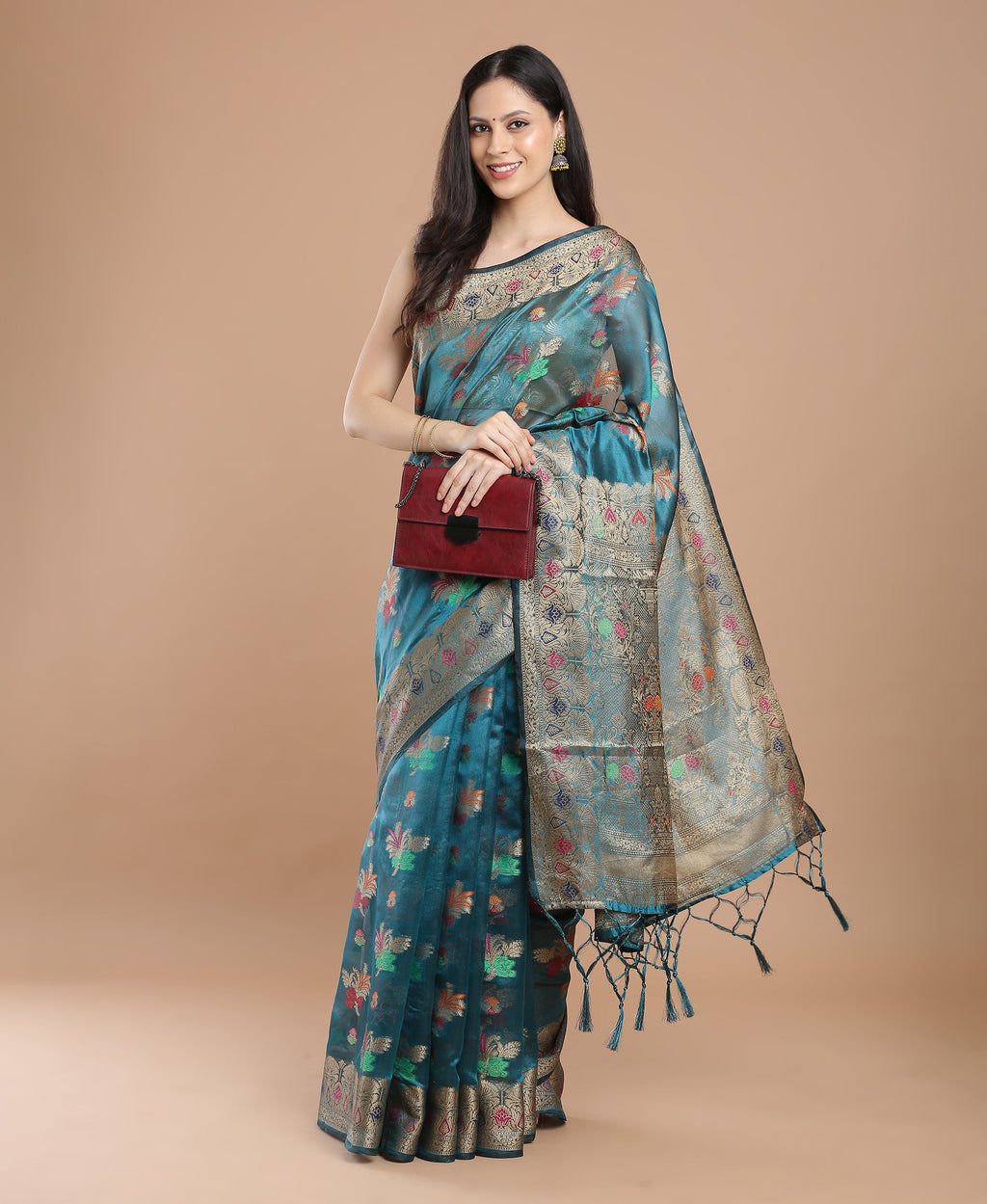 MORPICH SILK VICTORIA SAREE