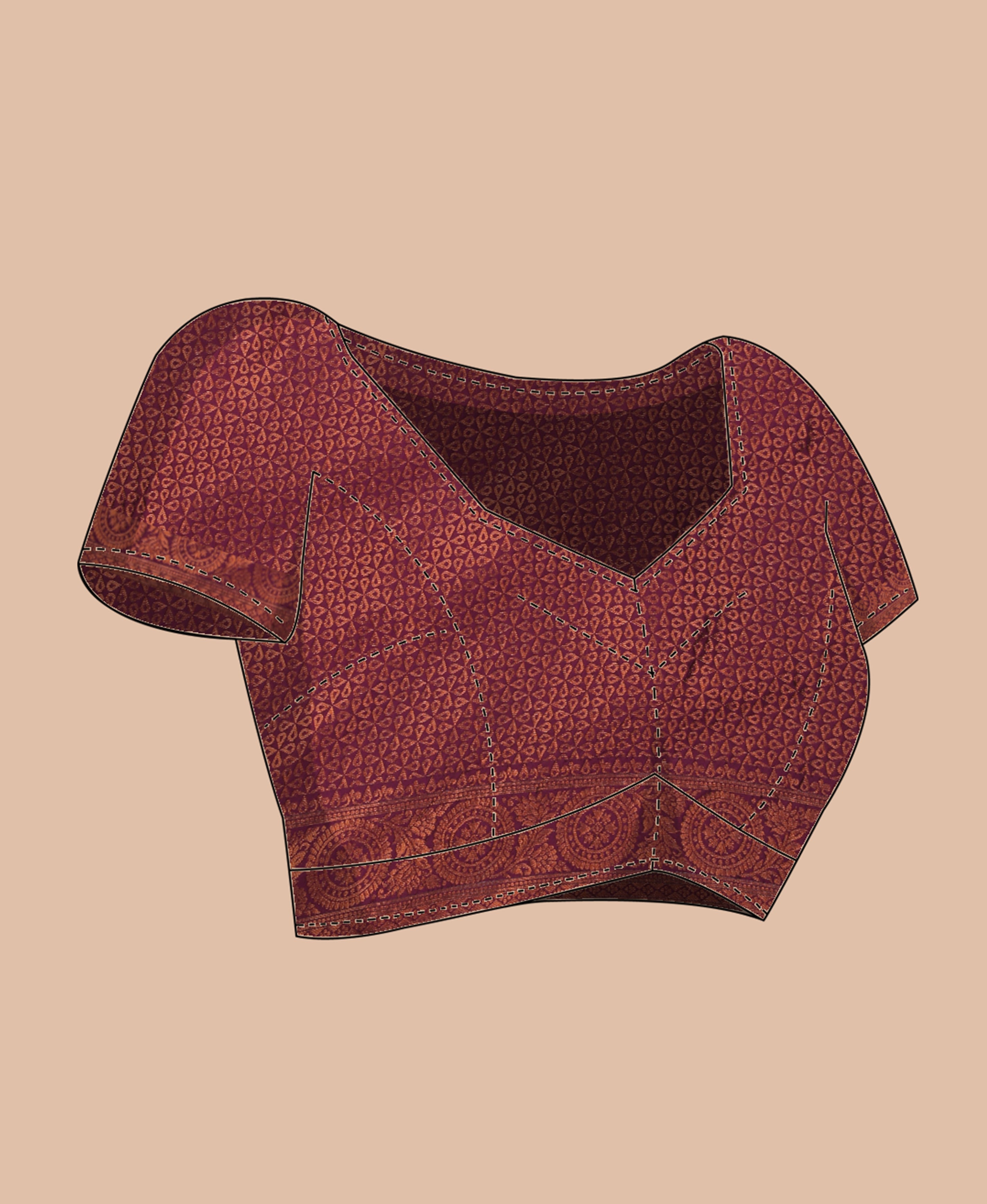 MERRY GOLD SILK SAREE