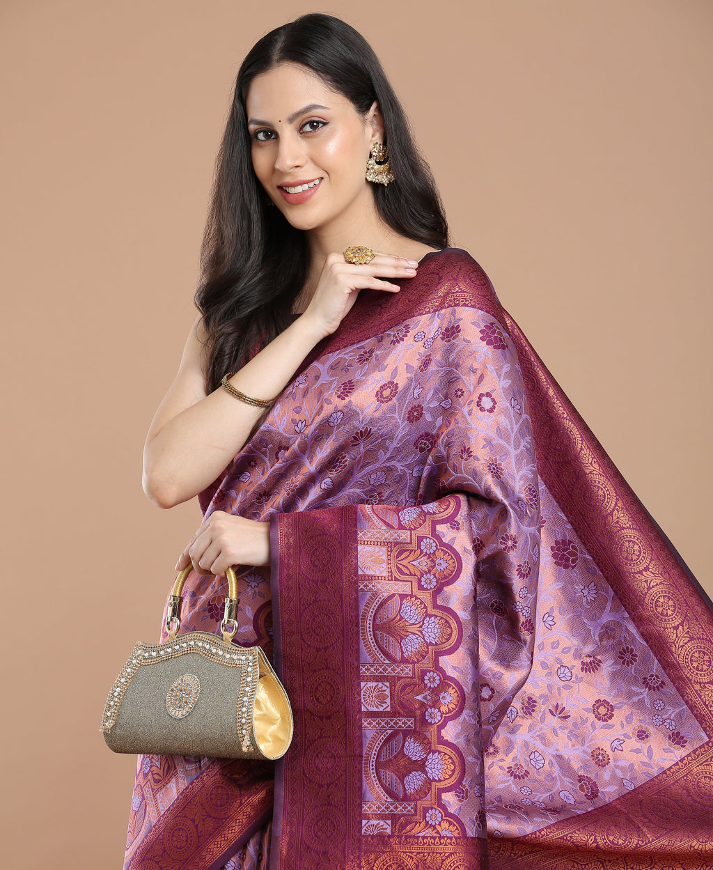 MERRY GOLD SILK SAREE