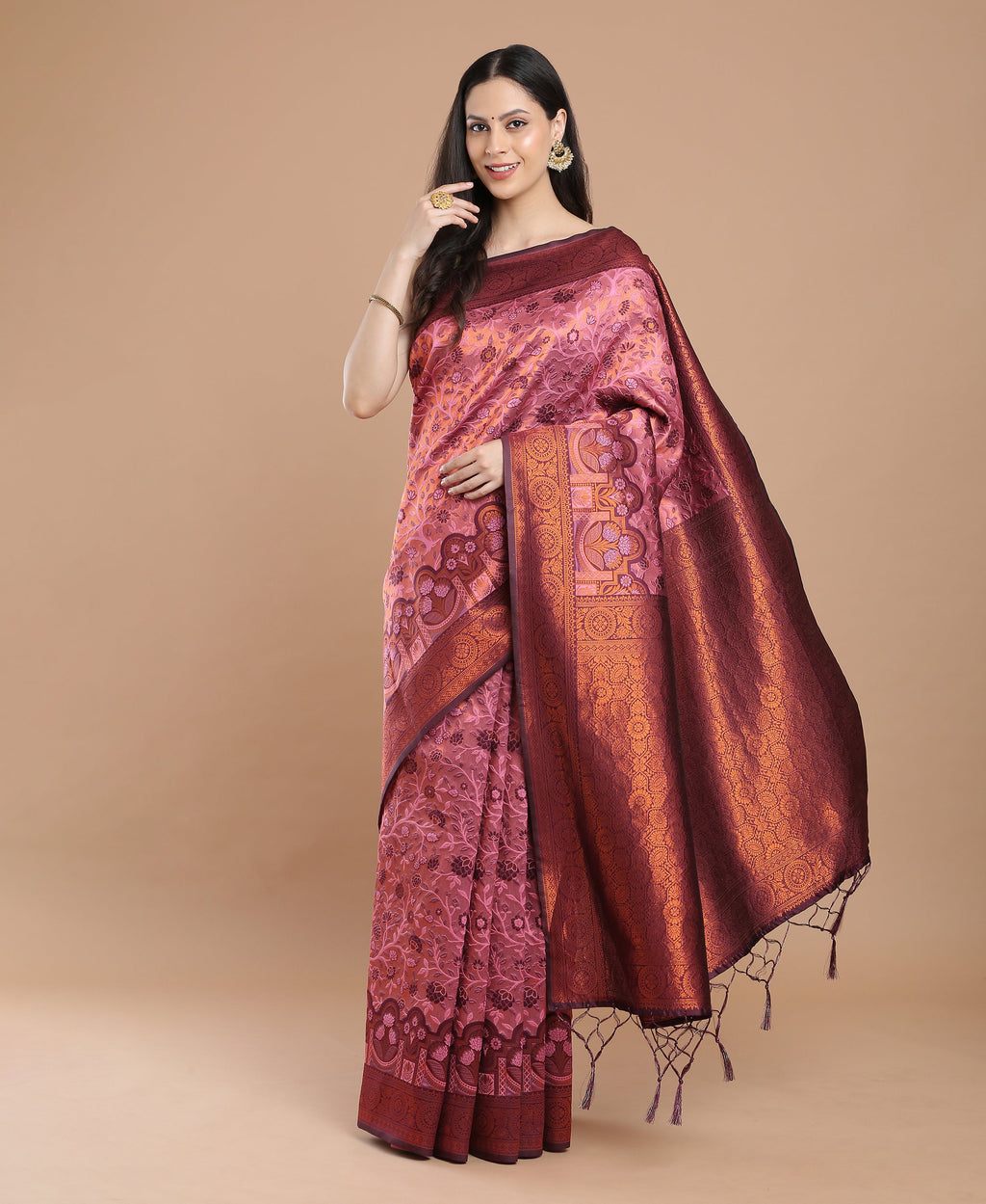MERRY GOLD SILK SAREE