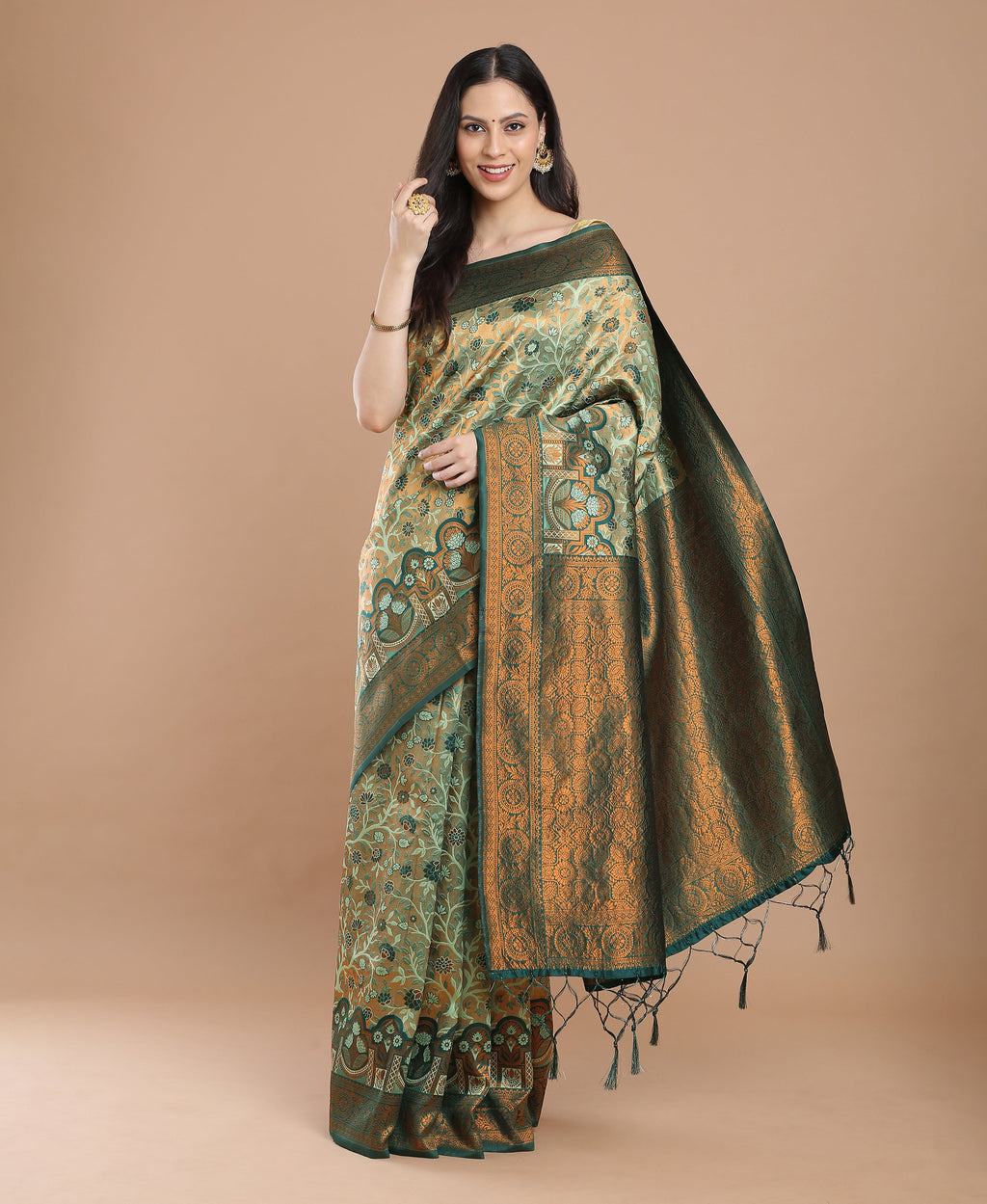 MERRY GOLD SILK SAREE