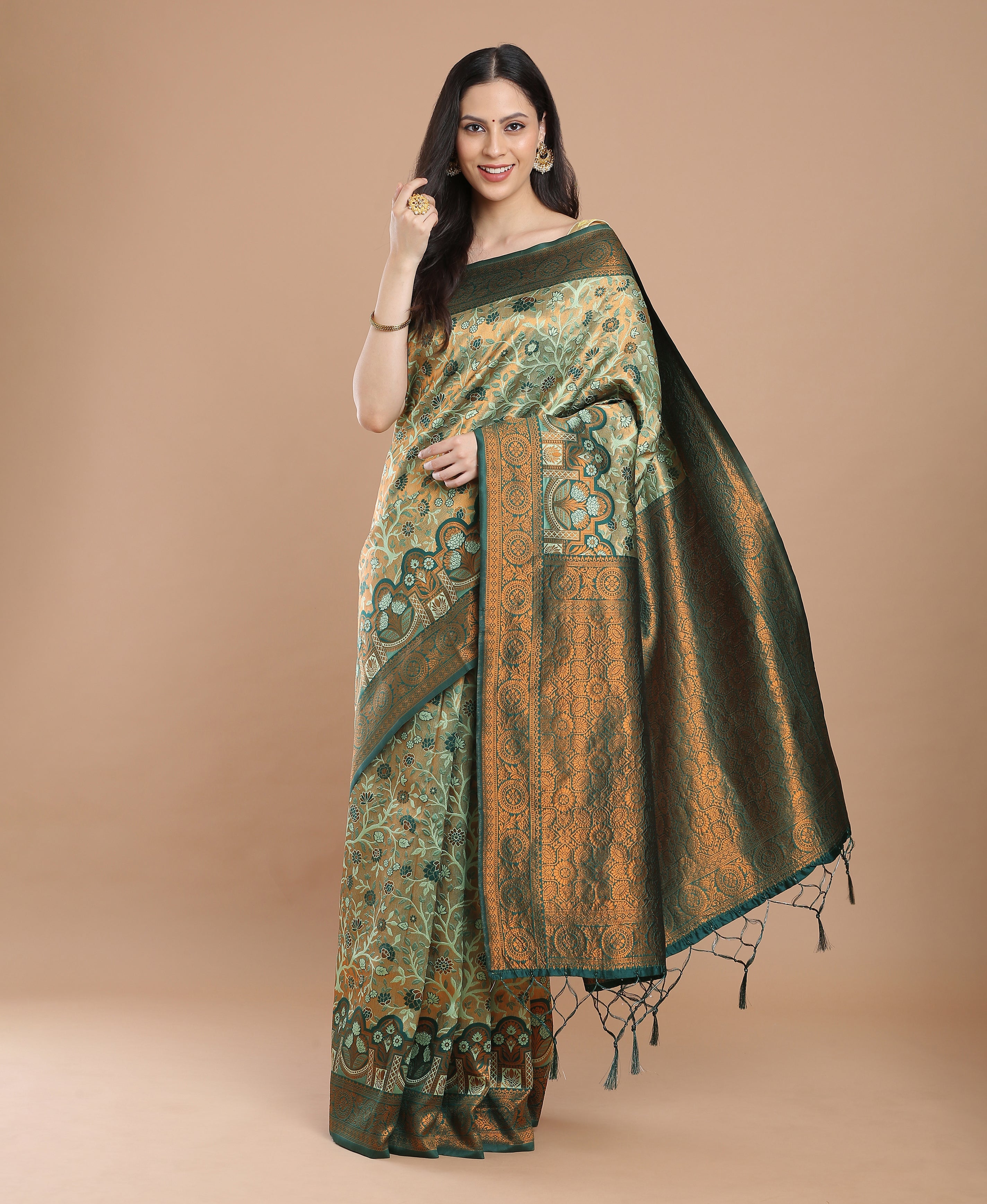 MERRY GOLD SILK SAREE