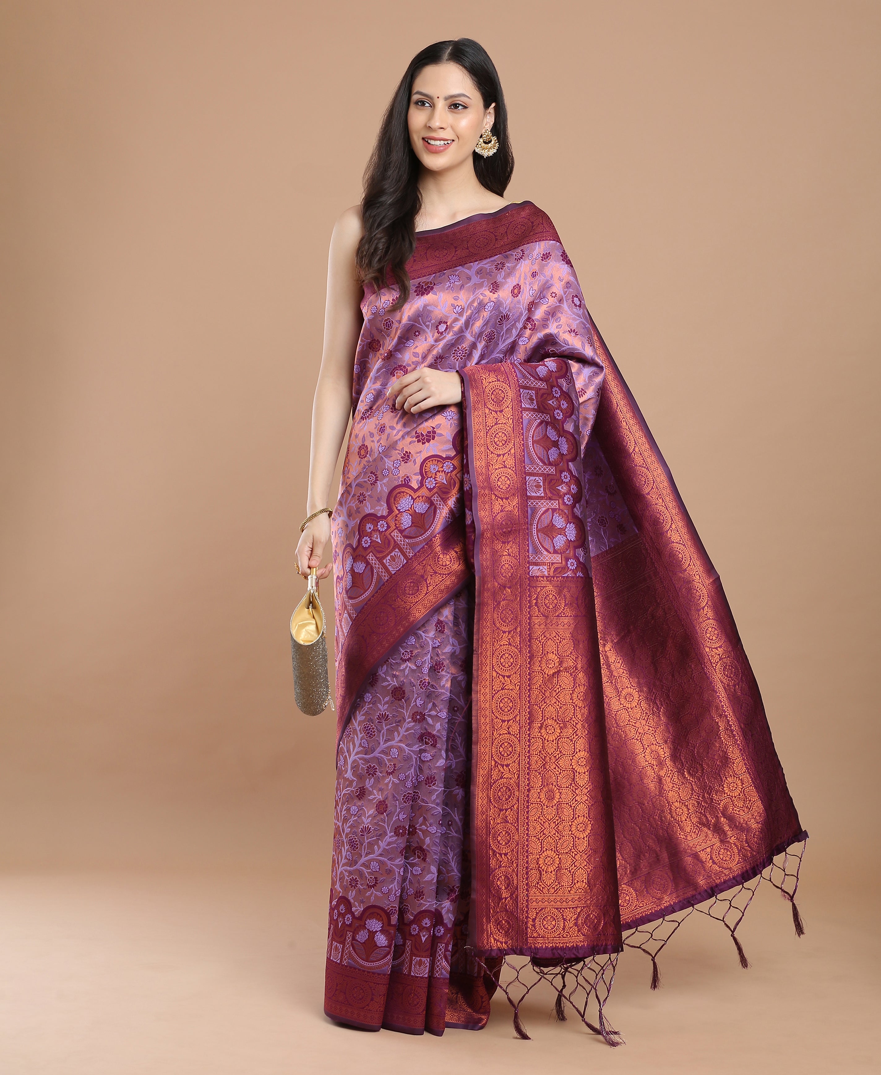 MERRY GOLD SILK SAREE