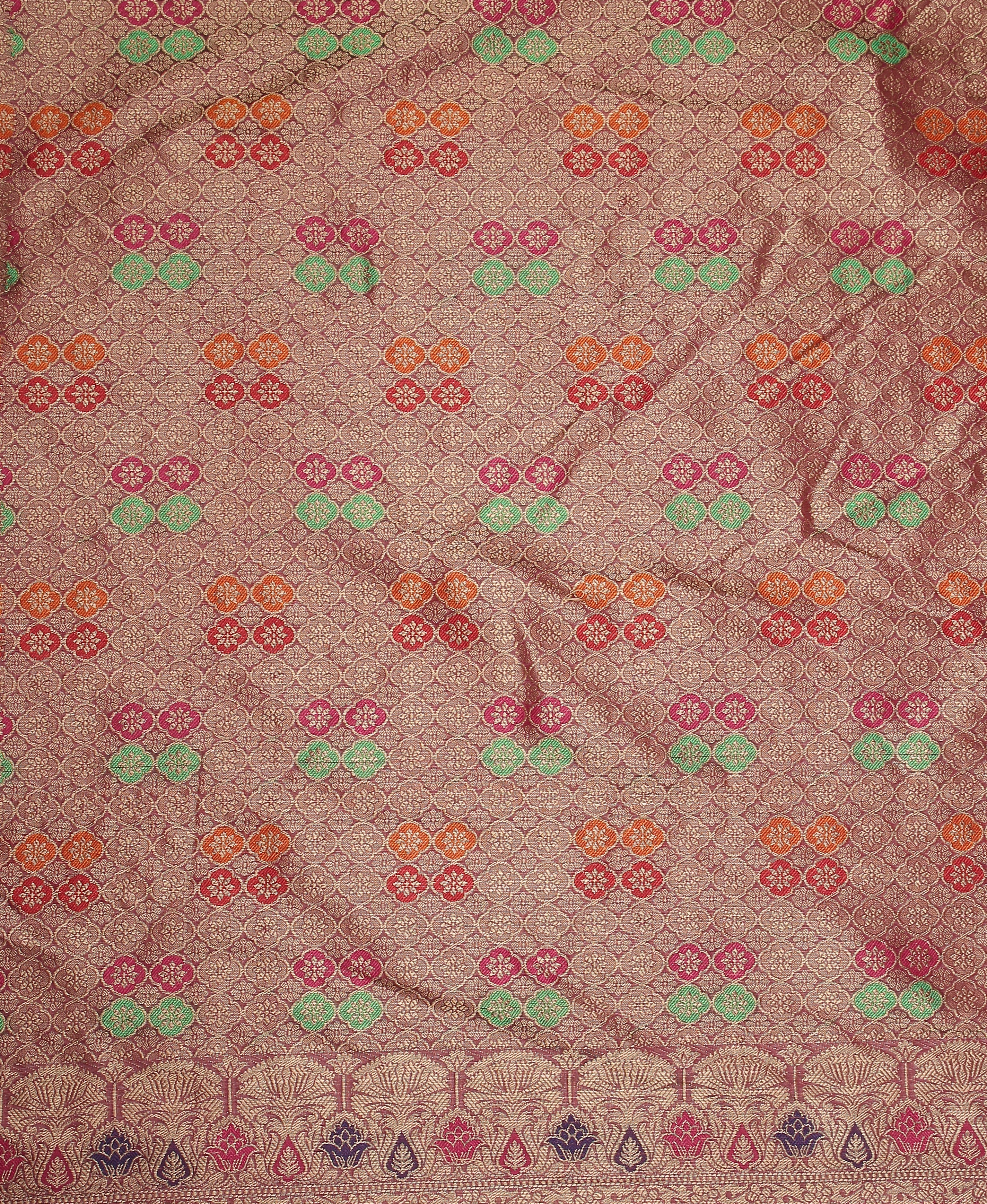 WINE SILK VICTORIA SAREE