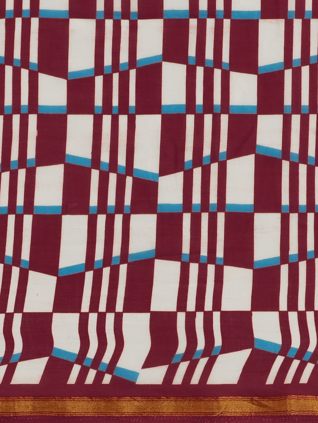 BURNT ORANGE VISCOSE MUL LIVA DIGITAL PRINTED SAREE