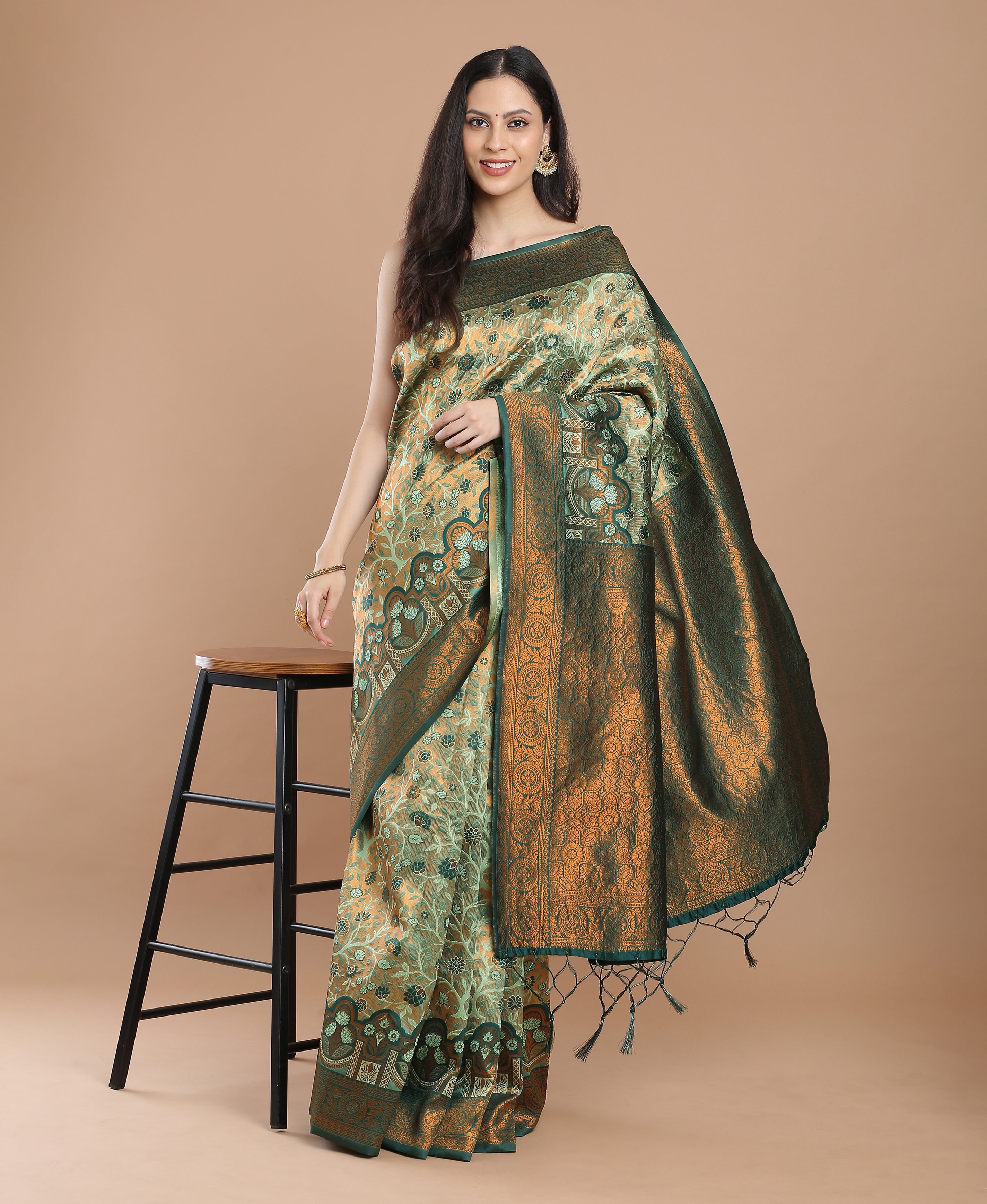MERRY GOLD SILK SAREE
