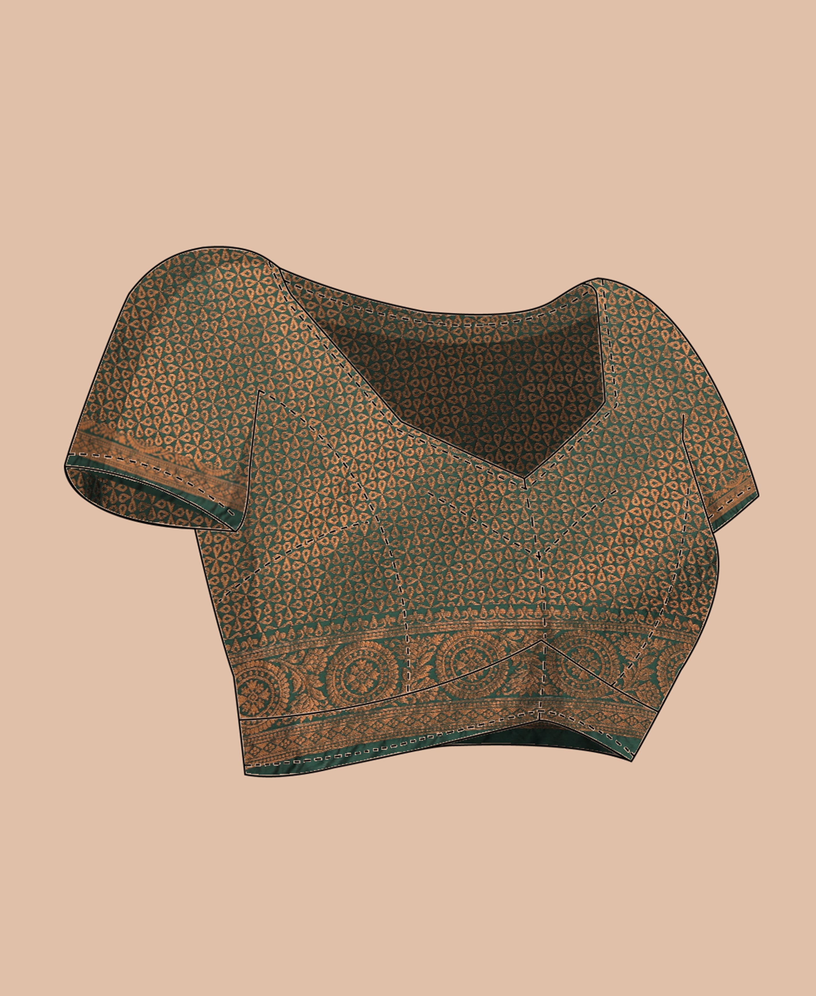 MERRY GOLD SILK SAREE