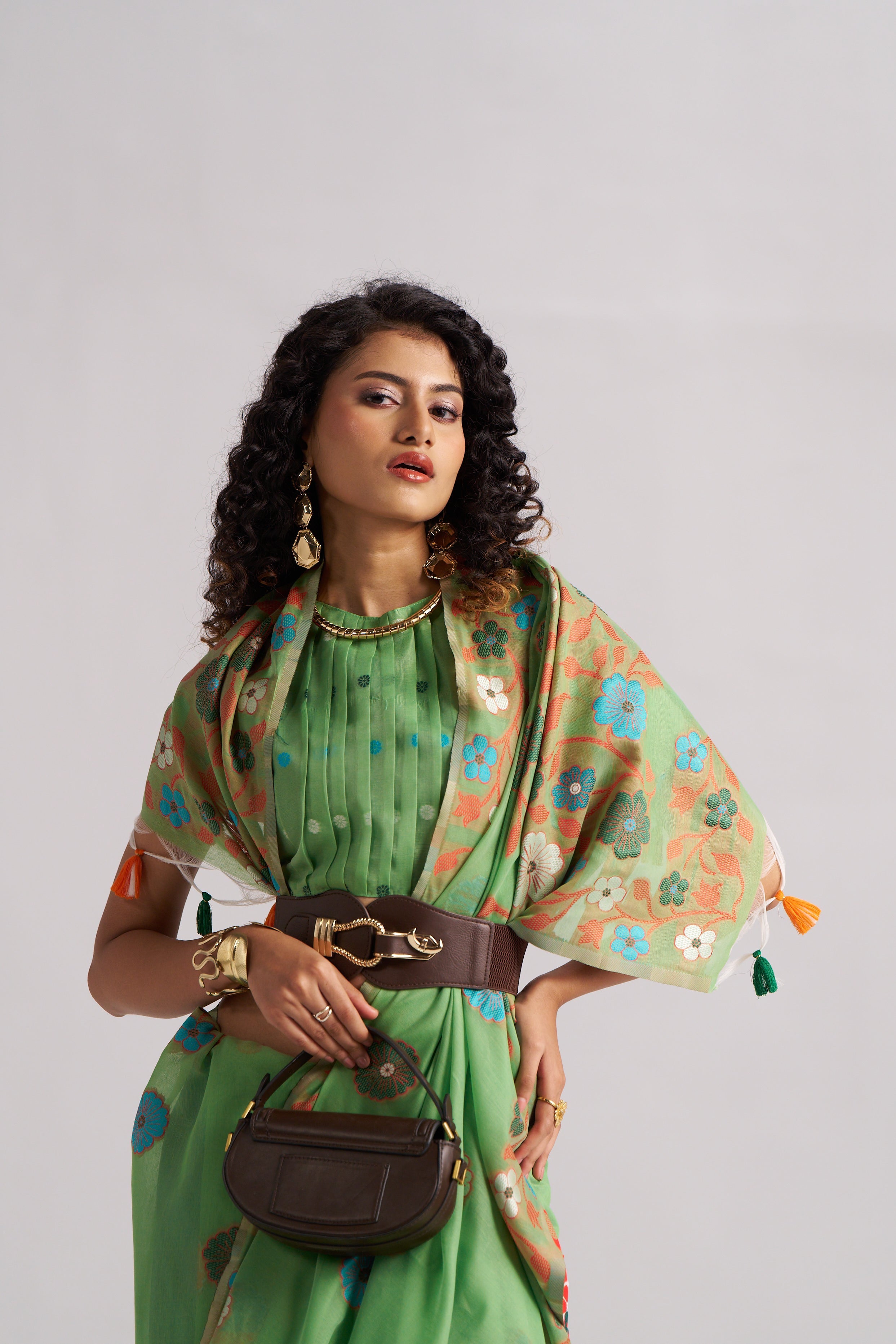 COTTON SILK GARDENIA SAREE