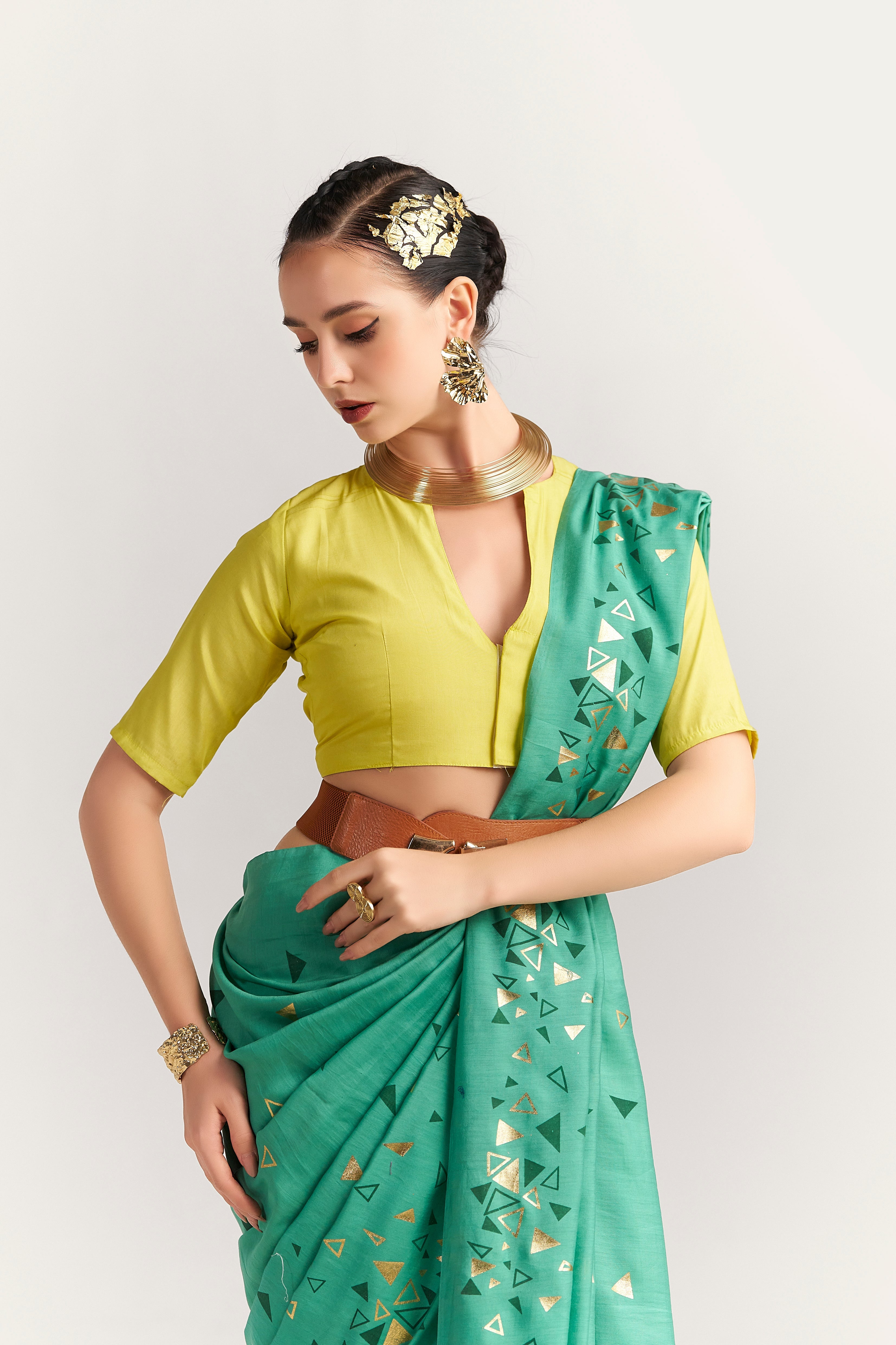 PERI PERI TRIANGLE SAREE