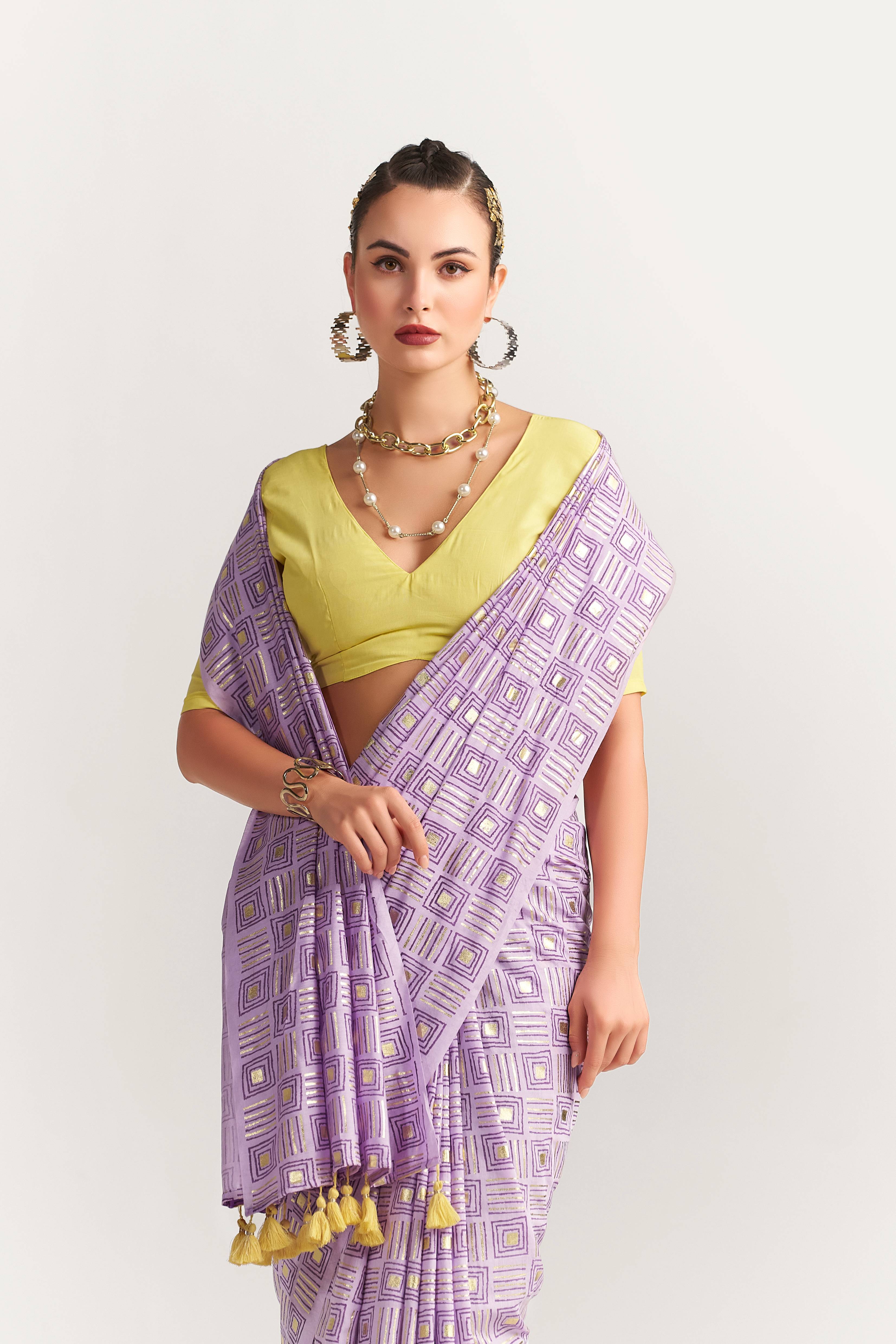 PERI PERI CHECKS SAREE